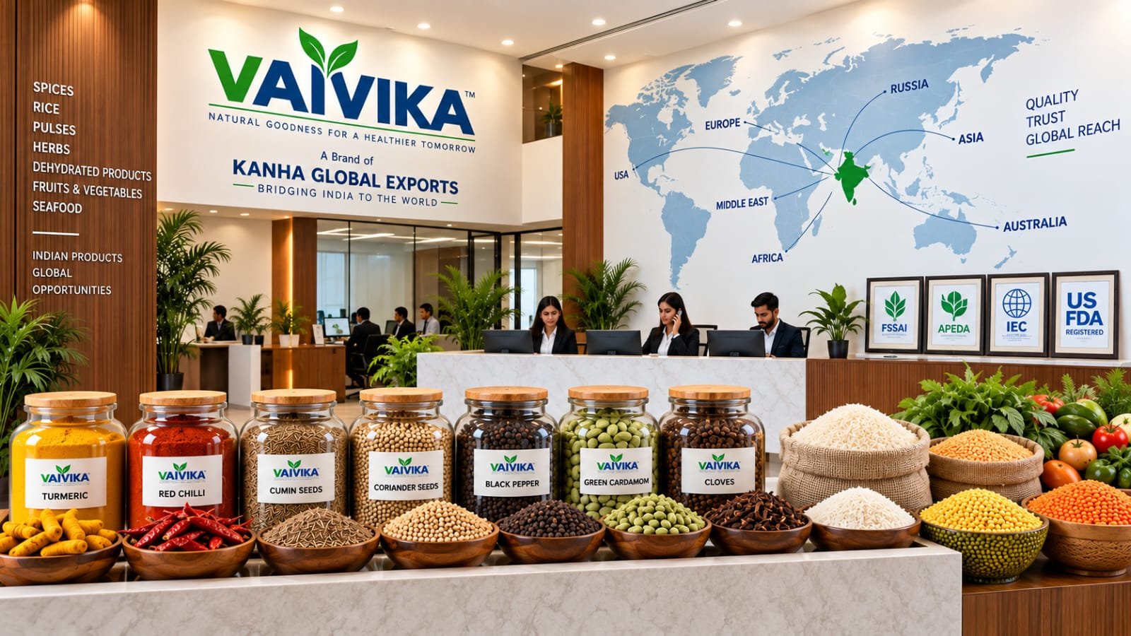 Kanha Global Exports Corporate Trade Showroom