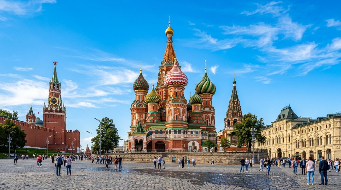 Russia & CIS Landmark - St Basil Cathedral Moscow